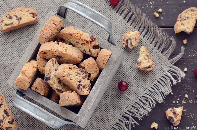 This Thanksgiving biscotti will become your favorite holiday cookie. This chocolate, almond and cranberry biscotti has something for all of your guests.