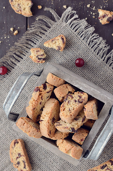 This Thanksgiving biscotti will become your favorite holiday cookie. This chocolate, almond and cranberry biscotti has something for all of your guests.