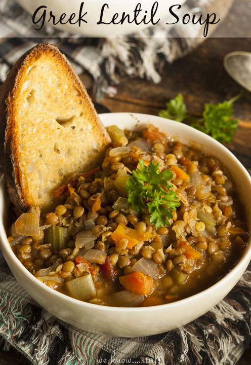When the weather turns cold, I reach for my crockpot and cook up some hot soup. This Traditional Greek Lentil Soup is one recipe that everyone agrees on.
