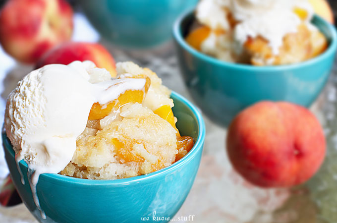 Need a recipe for your fresh picked peaches? Our Fresh Homemade Peach Cobbler recipe is so easy to make and delicious to eat!