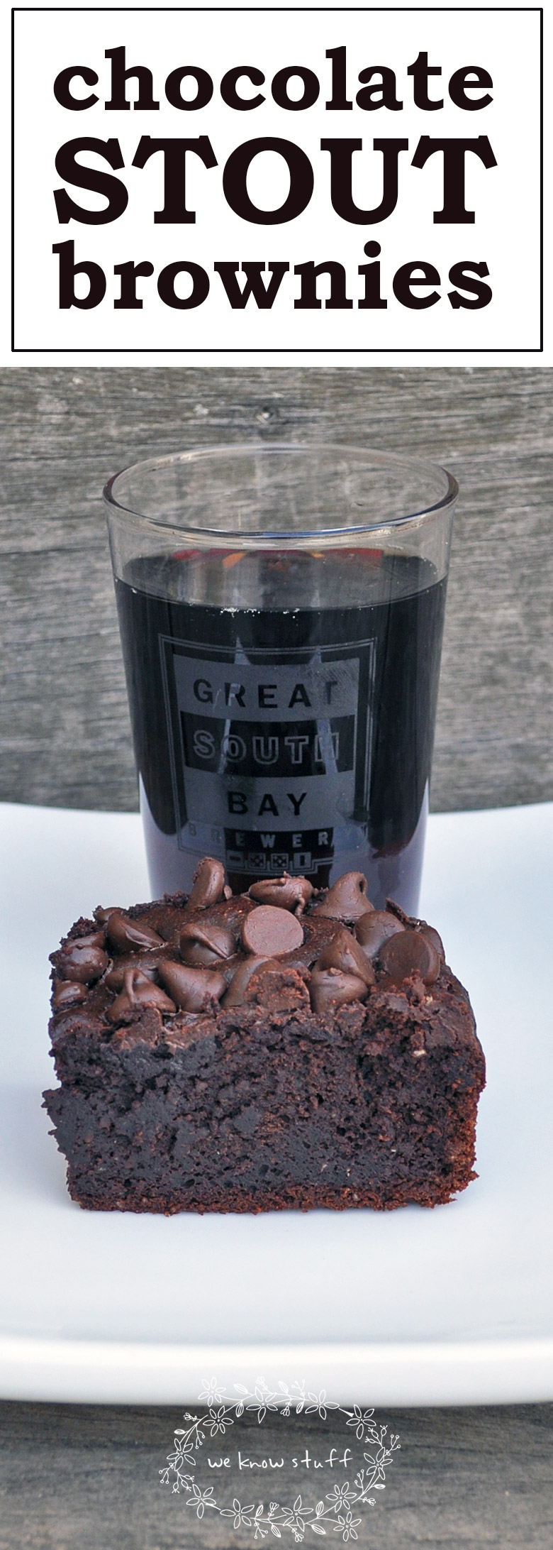 Did you know that you can bake with beer? Well, it's true – and the results are often delicious as seen with this chocolate stout brownies recipe. They're perfect for Saint Patrick's Day!