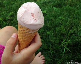 Homemade Strawberry Kefir Ice Cream Recipe