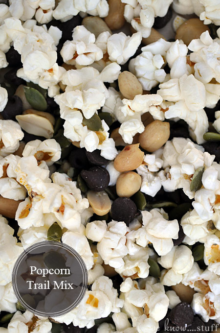 Our Popcorn Trail Mix Recipe is a perfect snack to take on family adventures. When stored in an airtight container, it will stay fresh for days making it a perfect back to school lunchbox option too!