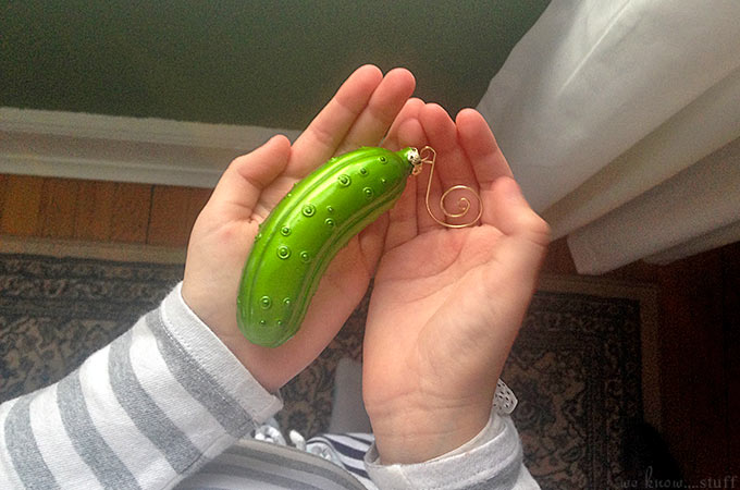The Christmas Pickle Tradition is a lovely book that acts as a gentle reminder to children that Christmas is not about getting -- it's really about giving.