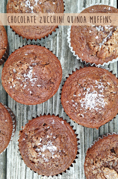 Our Chocolate Zucchini Quinoa Muffins are gluten free and packed with flavor! Your kids will never know they're made with zucchini, quinoa and Greek yogurt...unless you want them to! 