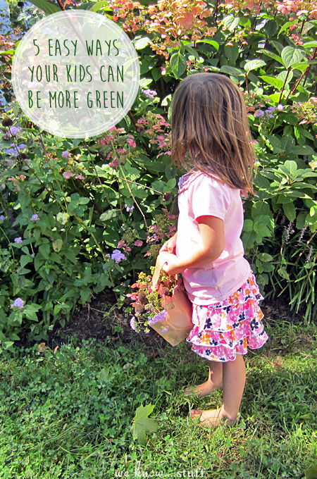 5 Simple Ways Your Kids Can Be More Green. Earth Day Tips. Being green doesn't have to be hard. With just a few simple changes, you can change the world!
