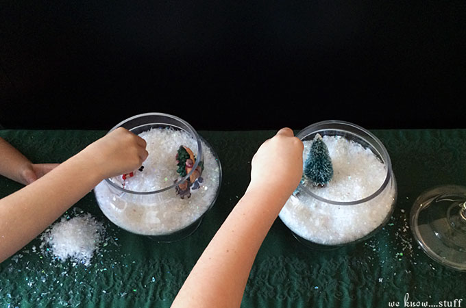Our Christmas Terrariums are all about the kids. Let this joyful craft be full of their ideas and Christmas Spirit. There's no need for perfection here.