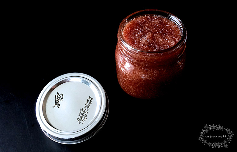 This Red Wine Body Scrub is a great way to use up leftover wine. Made with turbinado sugar and coconut oil, you're skin will be baby soft after you use it!