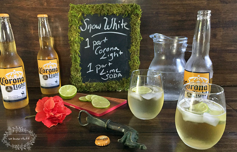 Have you ever tried a Beer Based Cocktail Recipe? No? Neither did we until we decided to make The Snow White and it was surprisingly delicious!
