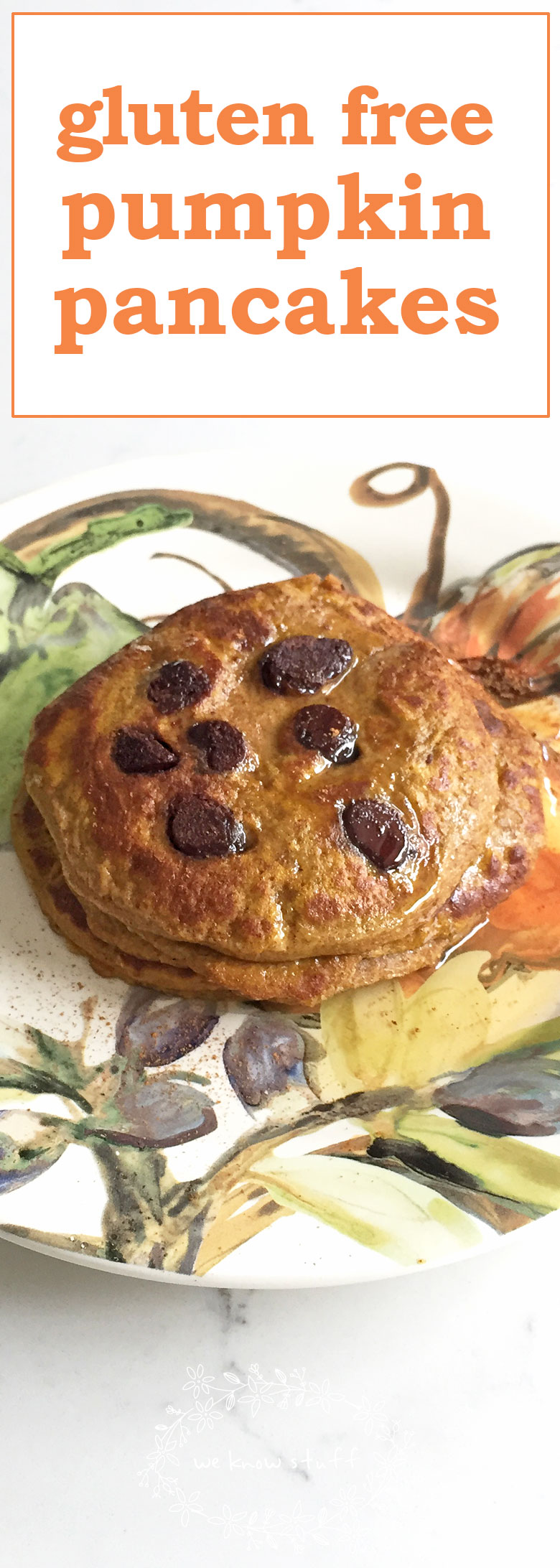 Fill your kid's up before school with our gluten free pancakes made with Coconut Flour and pumpkin!
