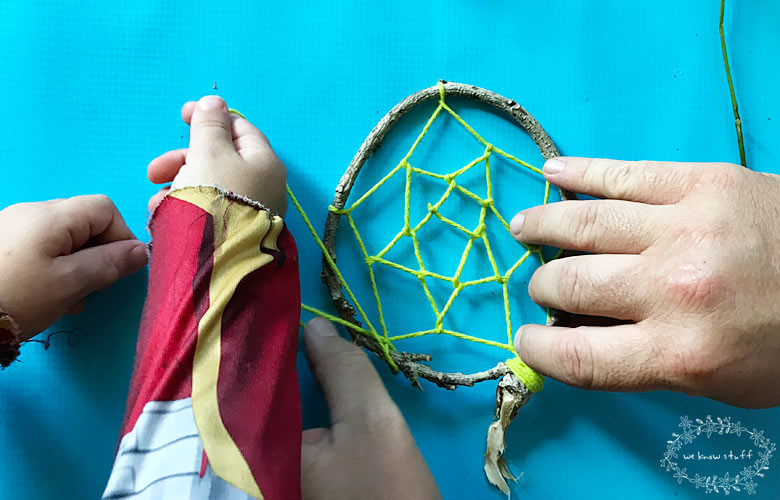Our Dream Catcher Craft For Kids will help get rid of bad dreams and makes a lovely decoration for any child's room. Bring the outdoors in for Summertime!