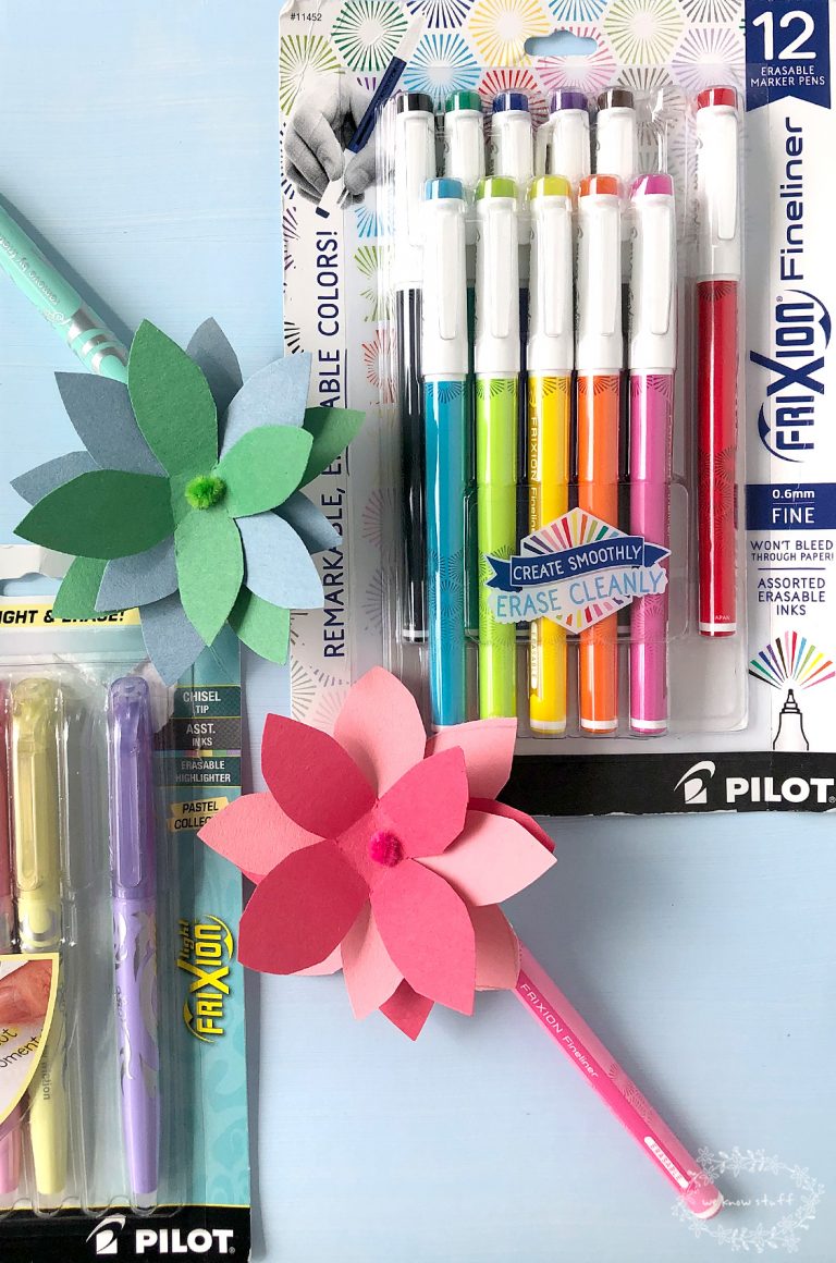 Adult Craft Make these Flower Pens for Back to School we know stuff