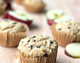 Gluten-Free Apple Oat Muffins