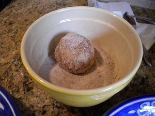 making donut muffins