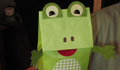 Martha Stewart Assorted Animal Puppet - Frog