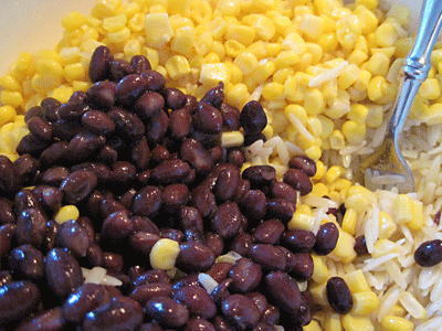 Beans-corn-orzo