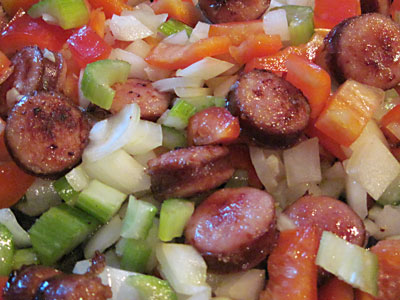 Sausage-and-veggies