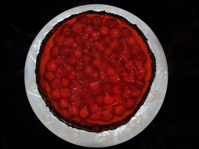 Cherry Cheesecake with a Chocolate Wafer Crust, https://www.weknowstuff.us.com/