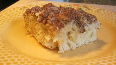 We Know Stuff Quick Coffee Cake