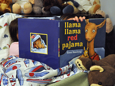 Read Llama Llama Red Pajama on October 6th for Jumpstart's Read for the Record Campaign