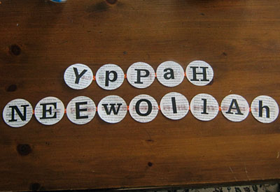 This DIY Halloween banner uses the pages of old books and turns them into a cool keepsake decoration. Homemade holiday decorations make great gifts too!