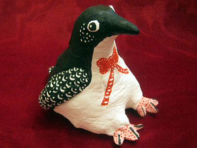 Salt Dough Holiday Penguin Tutorial - we know stuff