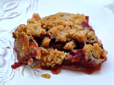 Summer fruit crisp Summer fruit crisp