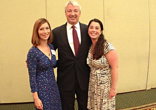 Phil Boyle, NYS Senator, with Denine & Daniele of www.weknowstuff.us.com